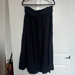 COS wide leg linen gaucho pants 12